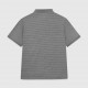 Nike Γκρι Ριγέ Polo Μπλούζα – Ανδρική XXL / Pre-Owned